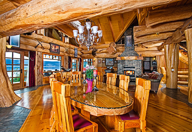 Проект дома из бревна Вуд Хаус 421,4 м²