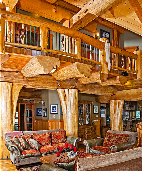 Проект дома из бревна Вуд Хаус 421,4 м²