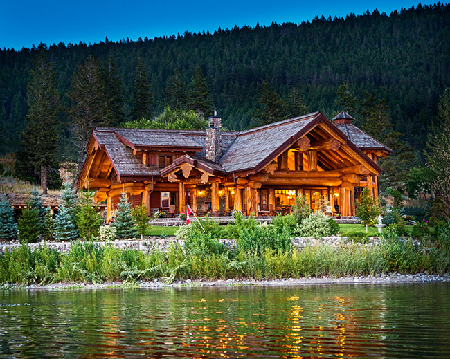 Проект дома из бревна Вуд Хаус 421,4 м²