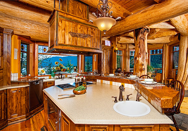 Проект дома из бревна Вуд Хаус 421,4 м²