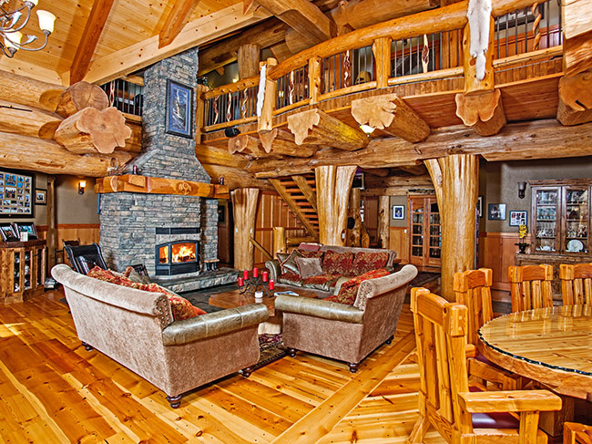 Проект дома из бревна Вуд Хаус 421,4 м²