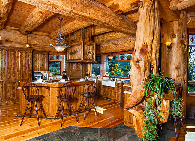 Проект дома из бревна Вуд Хаус 421,4 м²