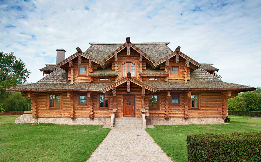 Проект дома из бревна Московское княжество 437,3 м²