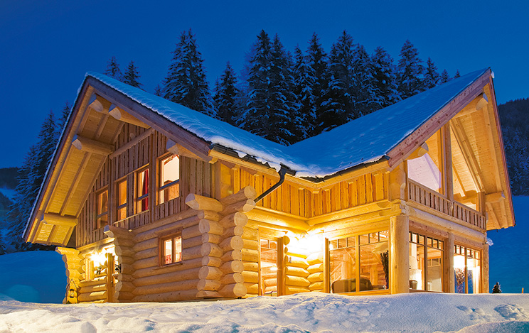 Проект дома из бревна Светозар 255,9 м²