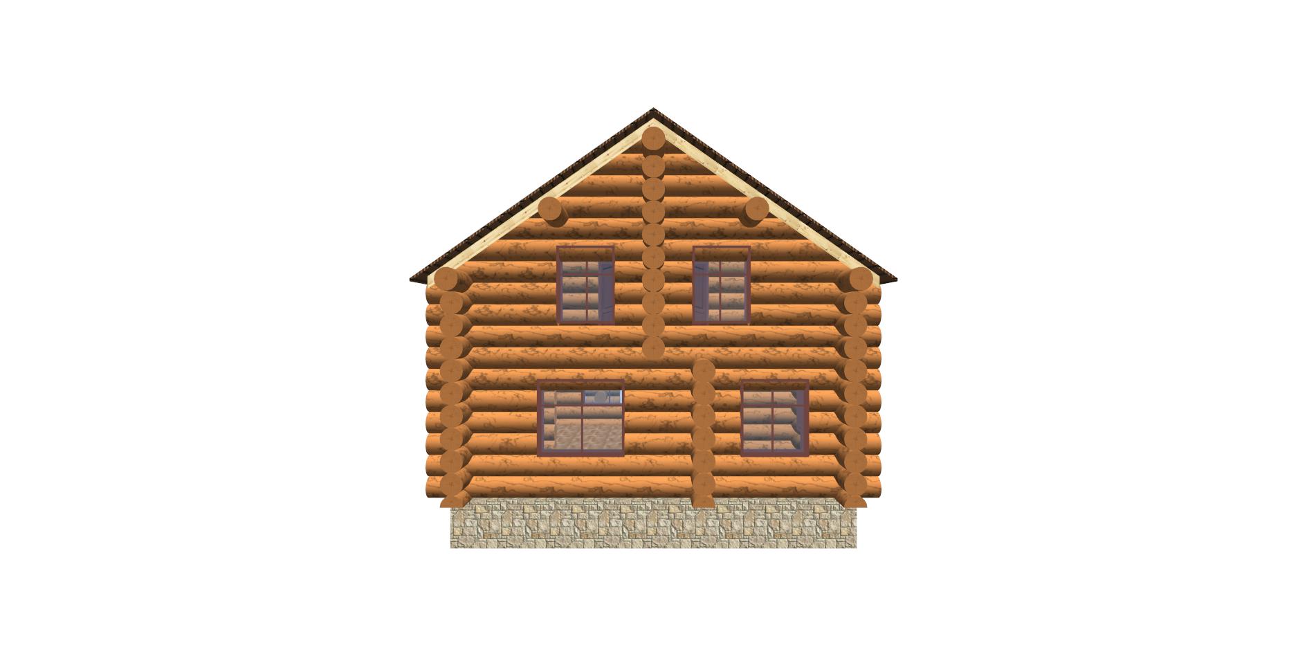 ПРОЕКТ ДОМА ИЗ БРЕВНА ЭРИКА 160 М²