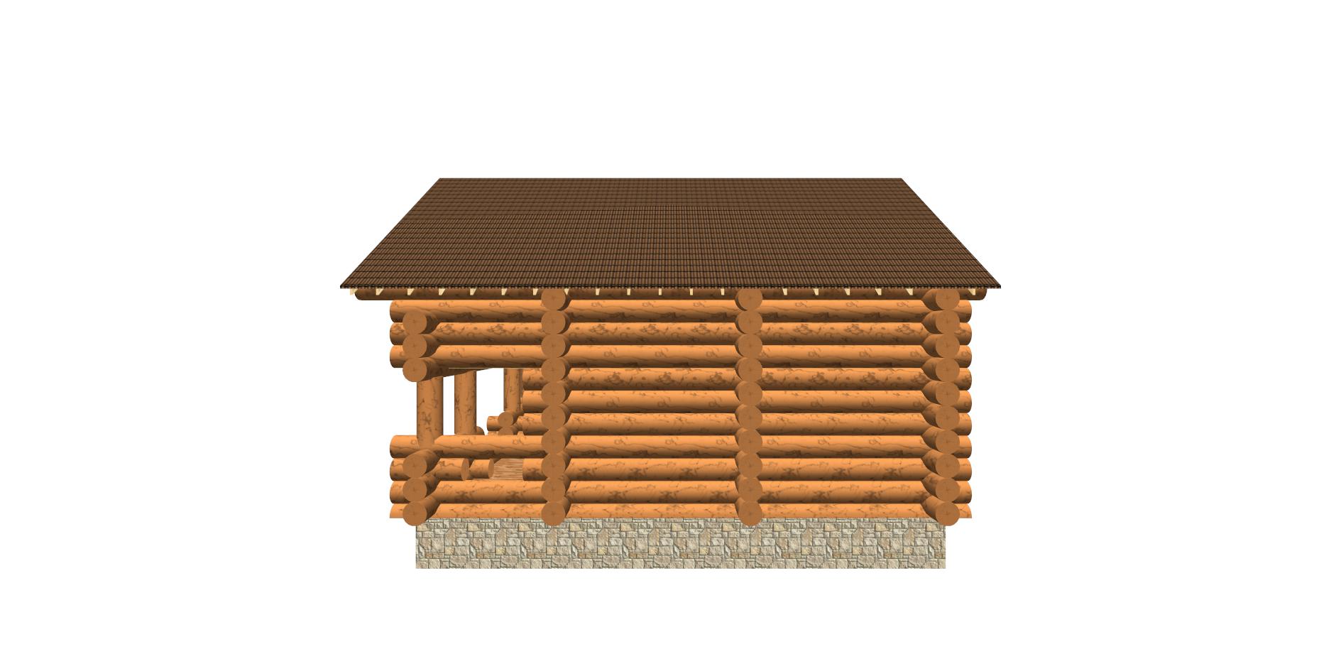 ПРОЕКТ ДОМА ИЗ БРЕВНА ЭРИКА 160 М²