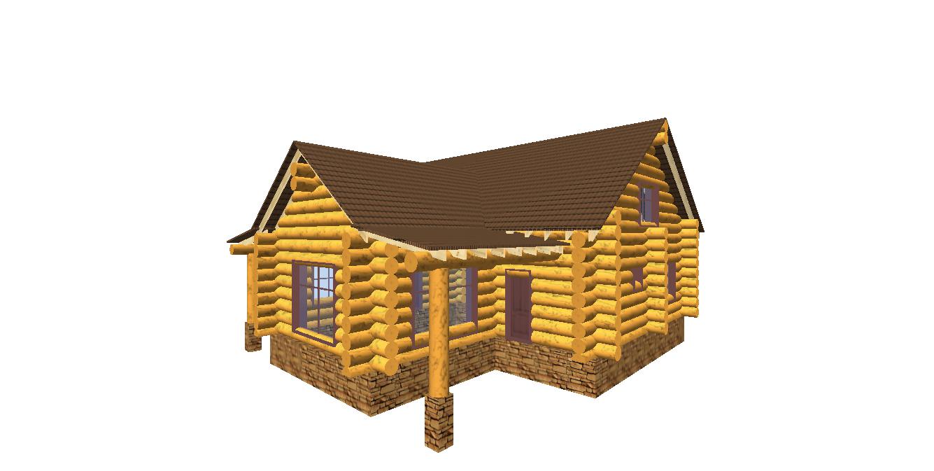 Проект дома из кедра Виктория 274 м²