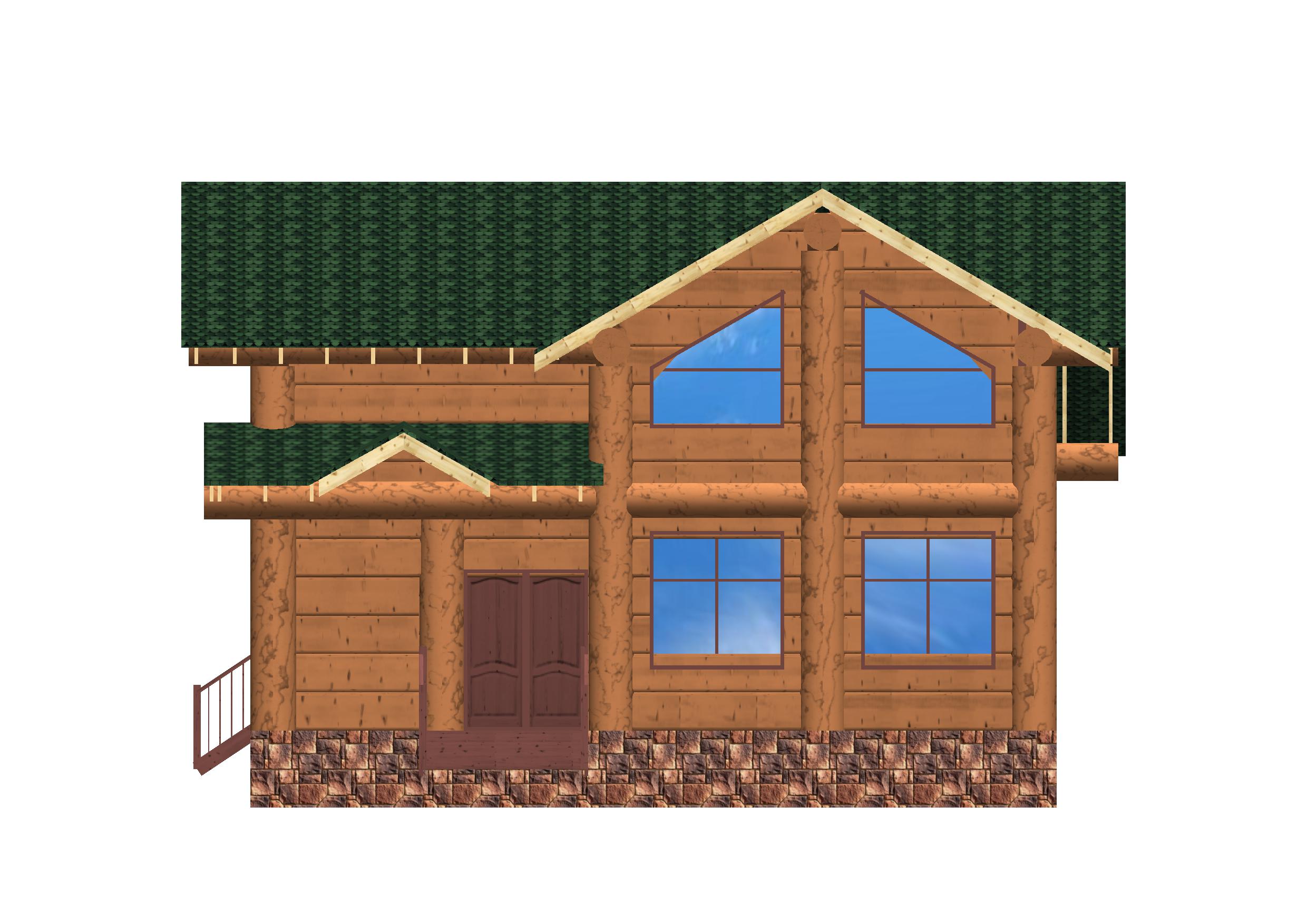 ПРОЕКТ ДОМА ИЗ КЕДРОВОГО СРУБА МАРИЯ 175 М²