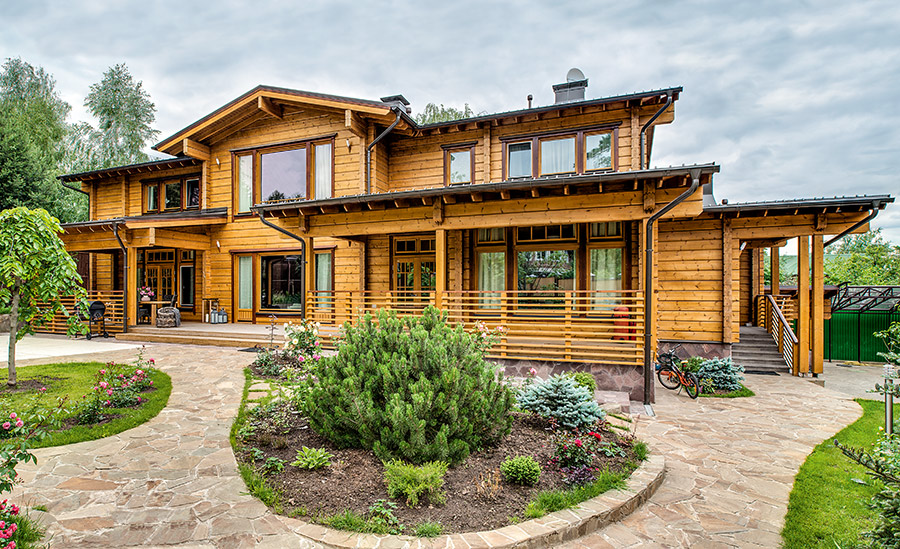 Проект дома из лафета Аламак 442,4 м²